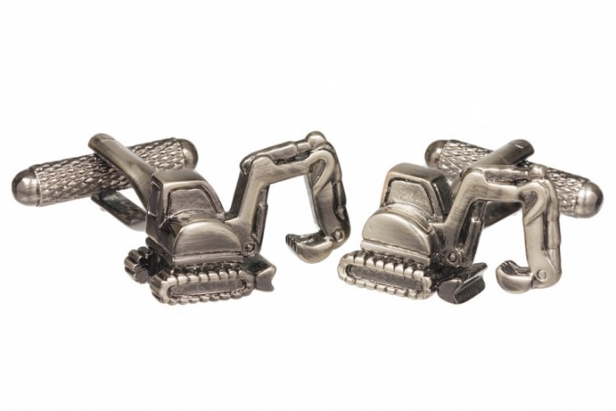 Digger Excavator Cufflinks